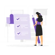 O que cobre o Seguro Empresarial? Na imagem, dona de uma empresa analisando as coberturas do seguro para negócios a fim de entender as principais e mais importantes.