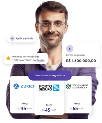 Mutuus Seguros é confiável? Na imagem, vários aspectos que demonstram a credibilidade da corretora de seguros digital Mutuus, como suas excelentes avaliações no Google.