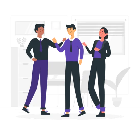 O que é seguro de vida empresarial? Na imagem, funcionários de uma empresa que acabou de contratar seguro de vida em grupo para seu quadro de pessoal.